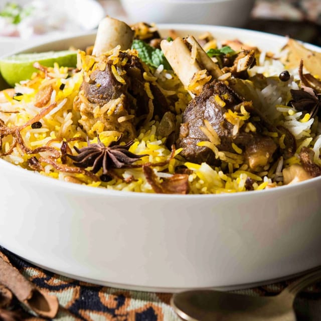 Goat Vijayawada Biryani Family Pack.